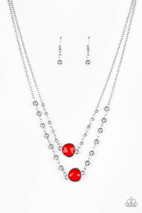 COLORFULY CHARMING - RED NECKLACE