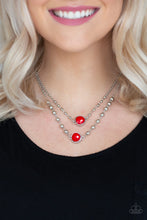 Load image into Gallery viewer, COLORFULY CHARMING - RED NECKLACE