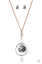 Load image into Gallery viewer, CORD-INATED EFFORT - BROWN LANYARD NECKLACE