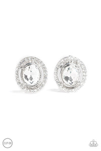 COST A FORTUNE - SILVER CLIP-ON EARRING
