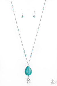 DESERT MEADOW - TURQUOISE LANYARD NECKLACE