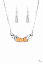 Load image into Gallery viewer, HEAVENLY HAPPENSTANCE - ORANGE NECKLACE