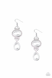 ICY SHIMMER - WHITE EARRING