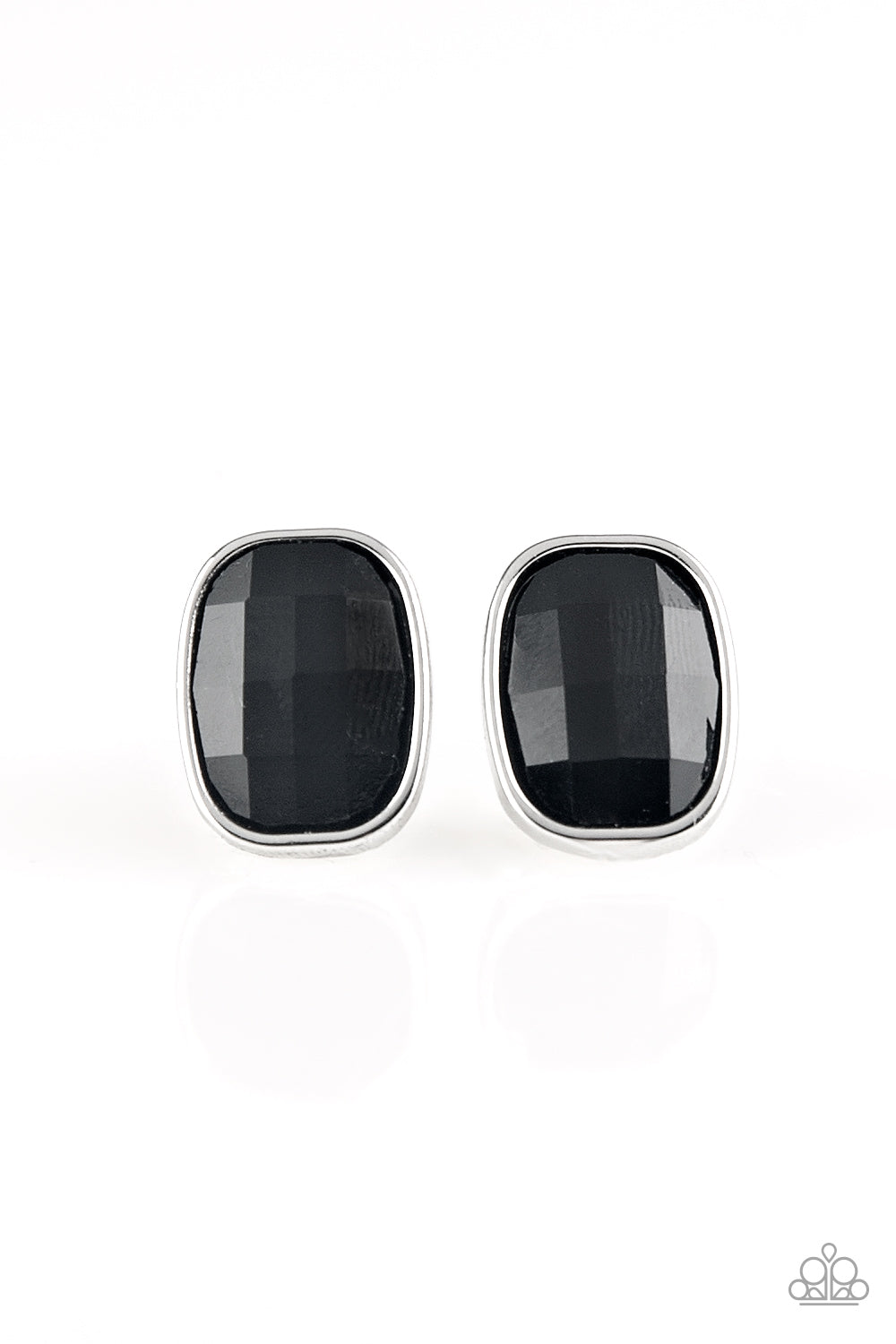 INCREDIBLY ICONIC - BLACK POST EARRING