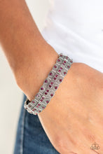 Load image into Gallery viewer, MODERN MAGNIFICENCE - PURPLE BRACELET