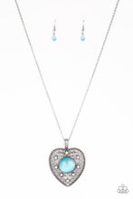 Load image into Gallery viewer, ONE HEART - BLUE NECKLACE