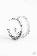 Load image into Gallery viewer, PRIME TIME PRINCESS - SILVER POST HOOP EARRING