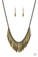 Load image into Gallery viewer, THE THRILL-SEEKER - BRASS NECKLACE