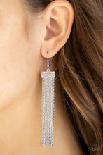 Load image into Gallery viewer, TWINKLING TAPESTRY - WHITE EARRING