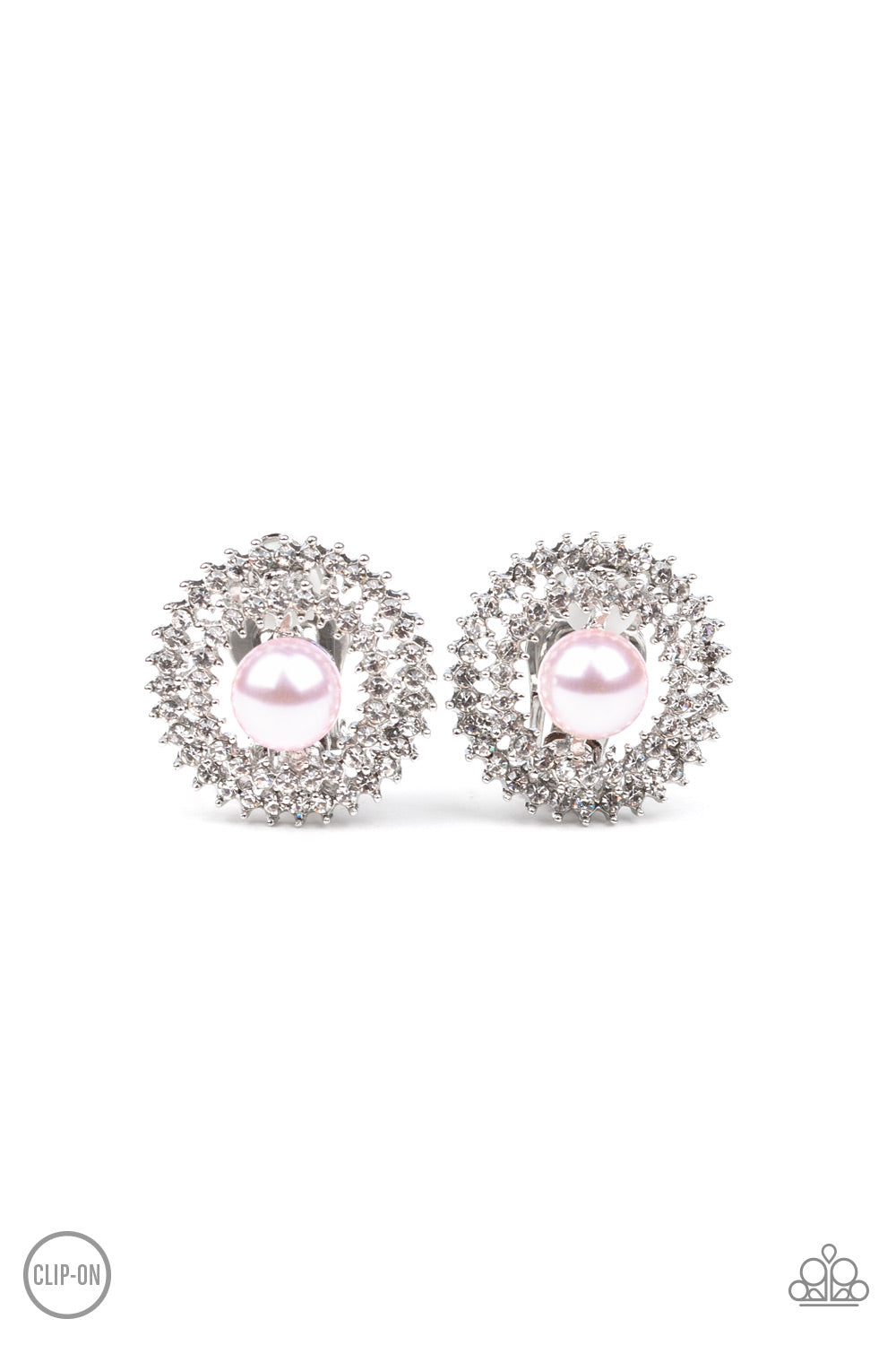 BROADWAY BREAKOUT - PINK CLIP-ON EARRING