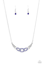 Load image into Gallery viewer, KNOT IN LOVE - BLUE NECKLACE