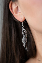 Load image into Gallery viewer, LET DOWN YOUR WINGS - SILVER EARRING