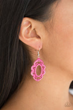 Load image into Gallery viewer, MANTRAS AND MANDALAS - PINK EARRING