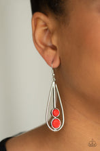 Load image into Gallery viewer, NATURAL NOVA - RED EARRING