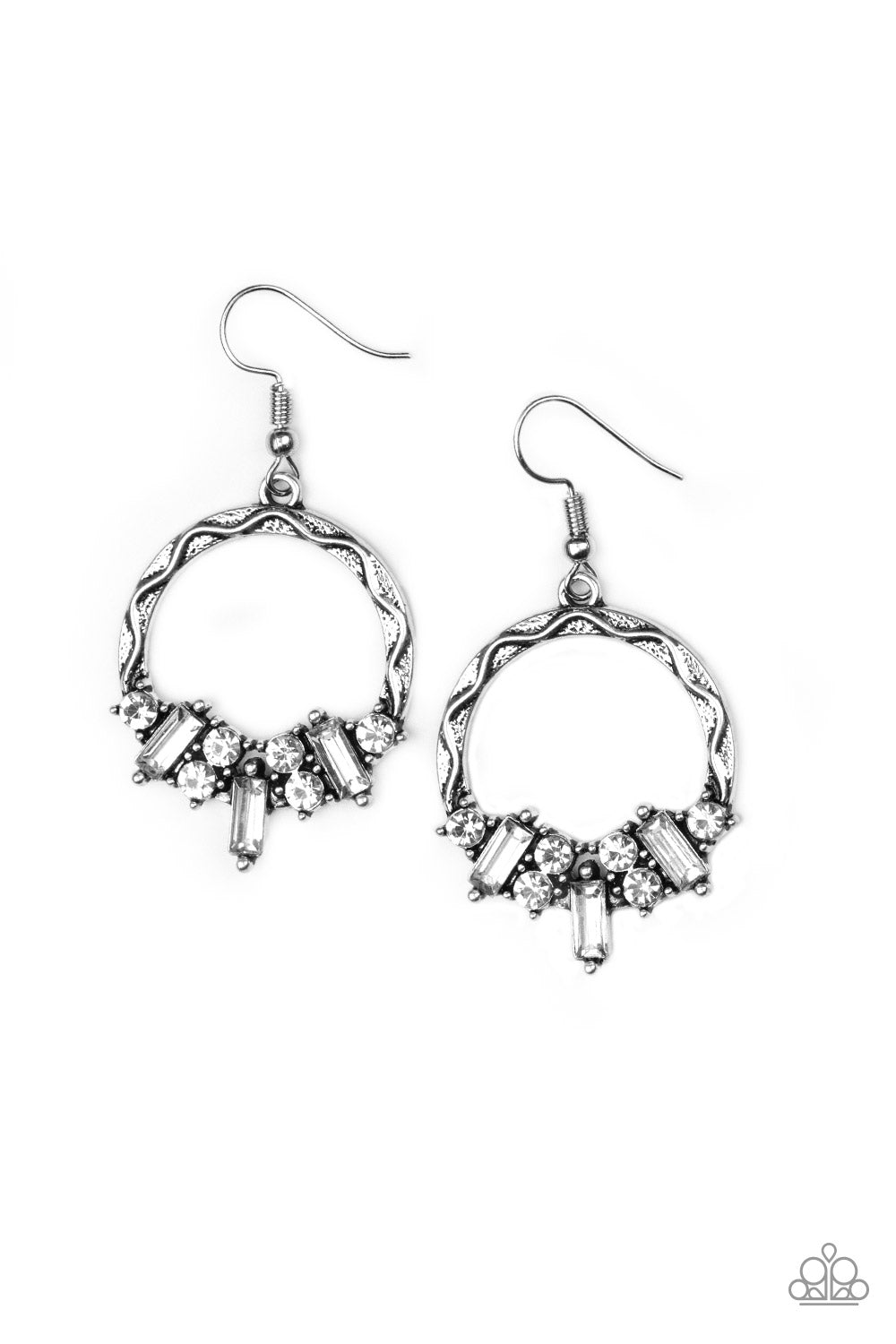 ON THE UPTREND - SILVER EARRING