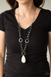 RECYCLED REFINEMENT - WHITE NECKLACE