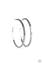 Load image into Gallery viewer, TOTALLY THROWBACK - SILVER POST HOOP EARRING