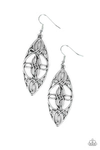 TROPICAL TREND - SILVER EARRING