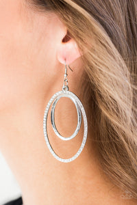 WRAPPED IN WEALTH - WHITE EARRING