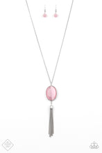 Load image into Gallery viewer, TASSELED TRANQUILITY - PINK NECKLACE