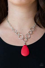 Load image into Gallery viewer, LIVIN&#39; ON A PRAIRIE - RED NECKLACE