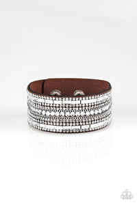 REBEL RADIANCE - BROWN WRAP BRACELET