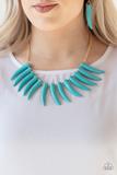 Load image into Gallery viewer, TUSK TUNDRA - TURQUOISE NECKLACE