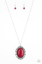 Load image into Gallery viewer, VINTAGE VANITY - RED NECKLACE