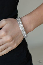 Load image into Gallery viewer, BLINGED OUT - WHITE BRACELET