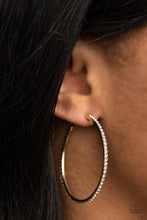 Load image into Gallery viewer, BY POPULAR VOTE - GOLD POST HOOP EARRING