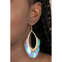 Load image into Gallery viewer, MERMAID MAGIC - GOLD EARRING