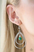 Load image into Gallery viewer, REIGN ON MY PARADE - GREEN EARRING