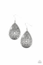 Load image into Gallery viewer, BANQUET BLING - WHITE EARRING