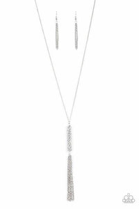 TOWERING TWINKLE - WHITE NECKLACE