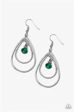 REIGN ON MY PARADE - GREEN EARRING