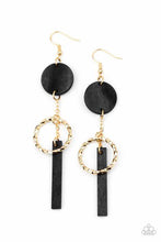 Load image into Gallery viewer, RAW REFINEMENT - BLACK EARRING