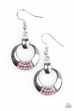 GLITTER AND GLAM - PINK EARRING