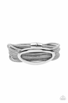 CORDED COUTURE - SILVER BRACELET