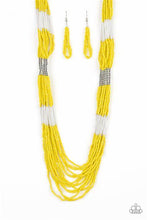 Load image into Gallery viewer, LED IT BEAD - YELLOW SEED BEAD NECKLACE