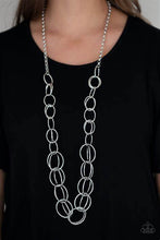 Load image into Gallery viewer, ELEGANTLY ENSNARED - SILVER NECKLACE
