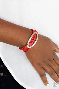 CORDED COUTURE - RED BRACELET