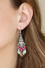 Load image into Gallery viewer, ISLAND IMPORT - PINK EARRING