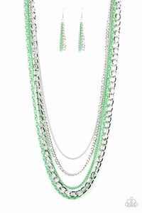 INTENSELY INDUSTRIAL - GREEN NECKLACE