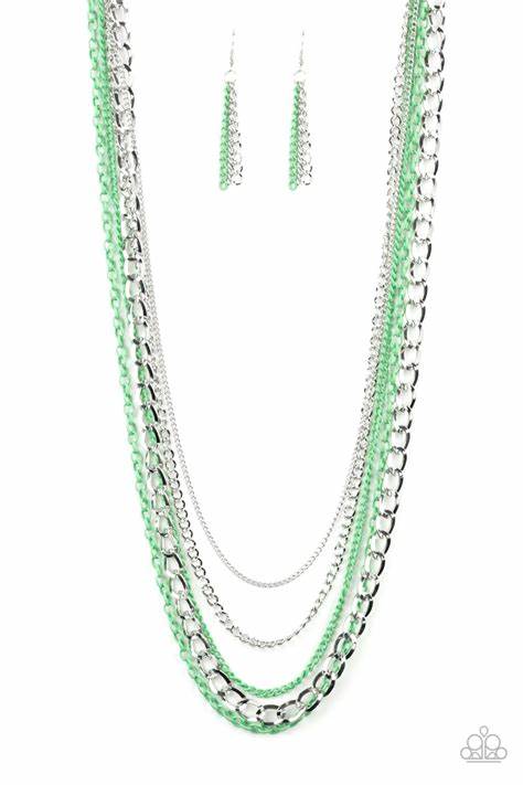 INTENSELY INDUSTRIAL - GREEN NECKLACE