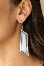 Load image into Gallery viewer, THE FINAL CUT - GOLD ACRYLIC EARRING