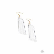 Load image into Gallery viewer, THE FINAL CUT - GOLD ACRYLIC EARRING