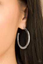Load image into Gallery viewer, BE ALL BRIGHT - SILVER HOOP POST EARRING